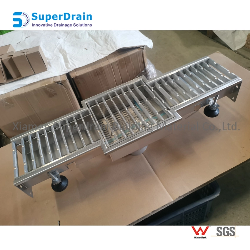 China SUS Water Strainer Grate Cover Trench Drainage System for Central Kitchen