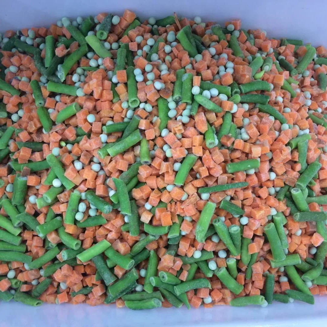 Nop EU Organic IQF Frozen Mixed Vegetables From China