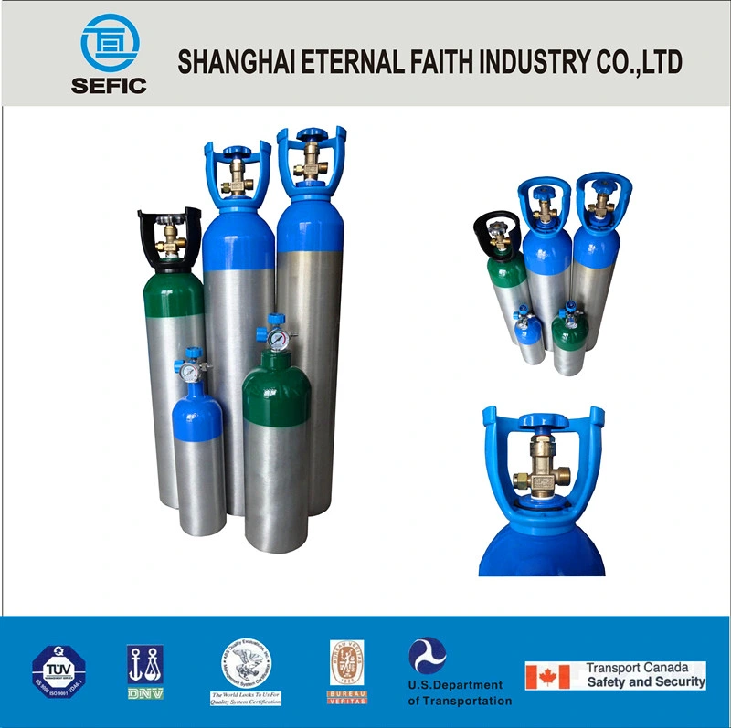 Hot Product High Pressure 2-80L Aluminum Cylinders for Industrial/Medical/ Household