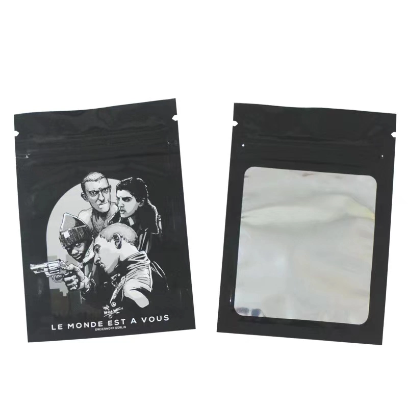 3.5g 7X9cm Universal Plastic Paper Window Nicotian Food Package Sealed Ziplock Mylar Foil Child Water Proof Vacuum Bag