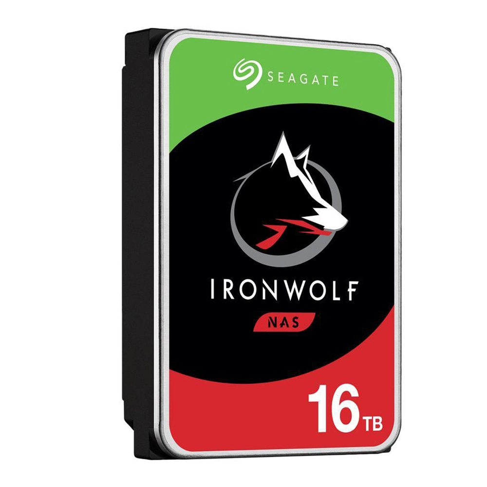 محرك أقراص ثابتة Seagate Ironwolf PRO St16000n6000 بسعة 16 تيرابايت - محرك أقراص ثابتة داخلي بقياس 3.5 بوصة - SATA (SATA/600) ، ومحرك أقراص ثابتة ميكانيكي