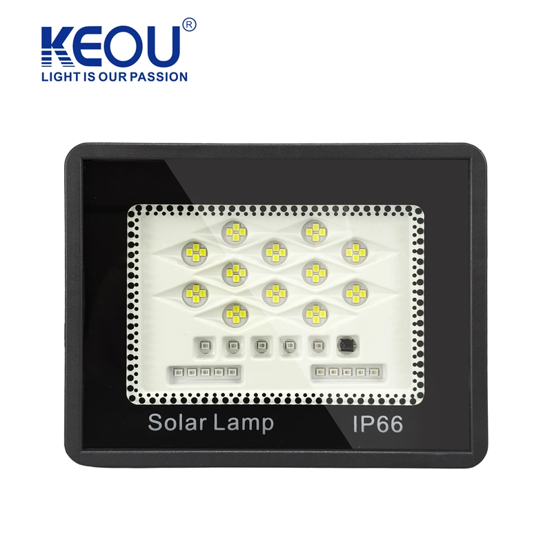 Keou Portable IP66 Waterproof 30W Solar Flood Light Outdoor Solar Light