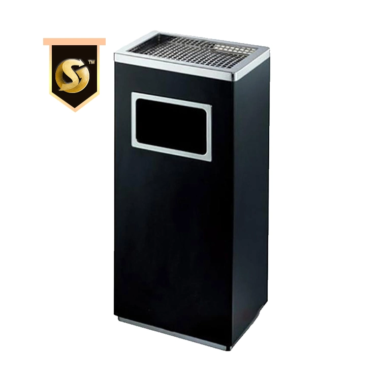 Custom Wastebin Rubbish Recycle Waste Bin Stainless Steel Trash Can