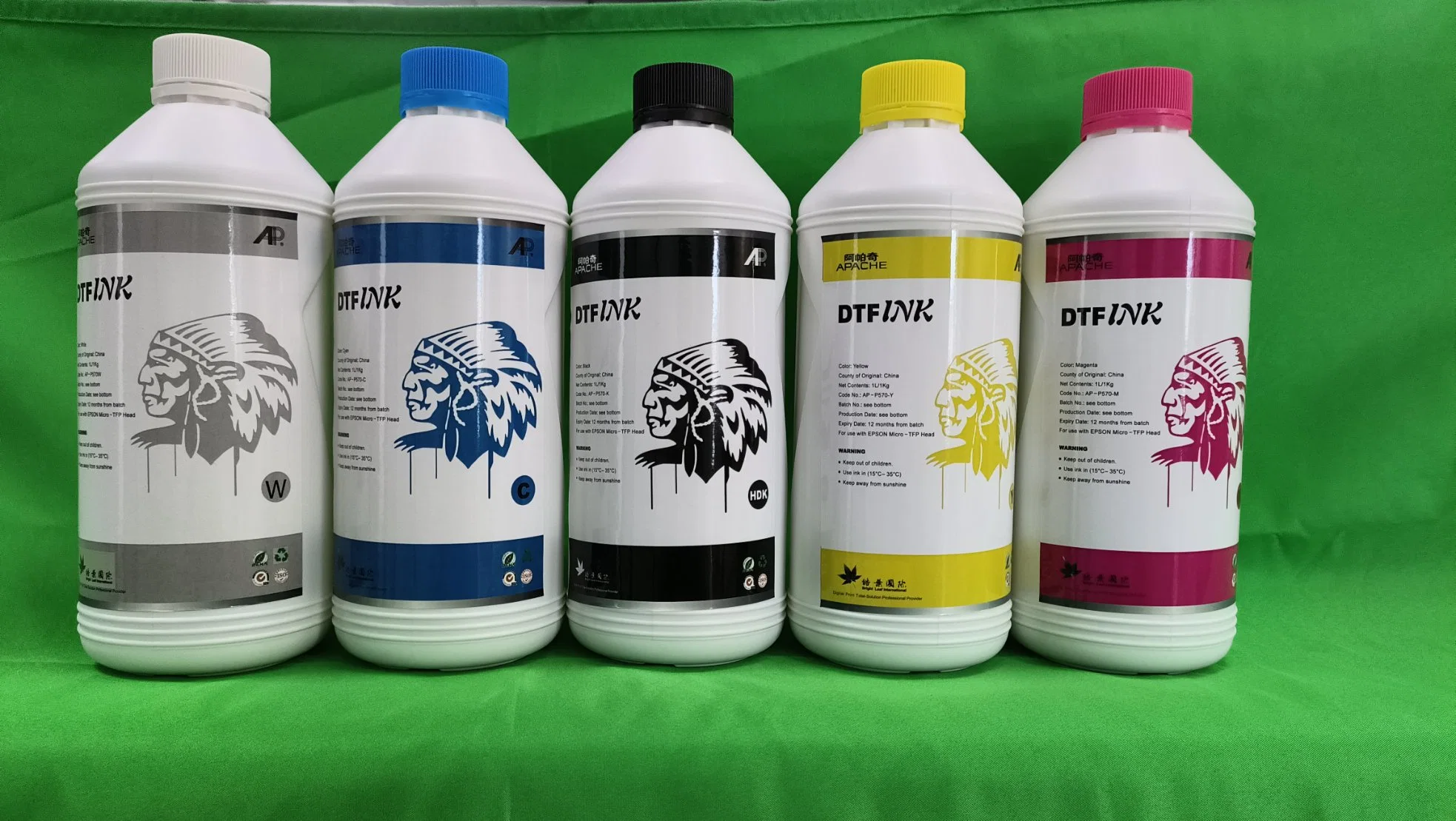 Dtf Textile Pigment White Ink for L1800 Dx5 4720 Dtf Film Printer