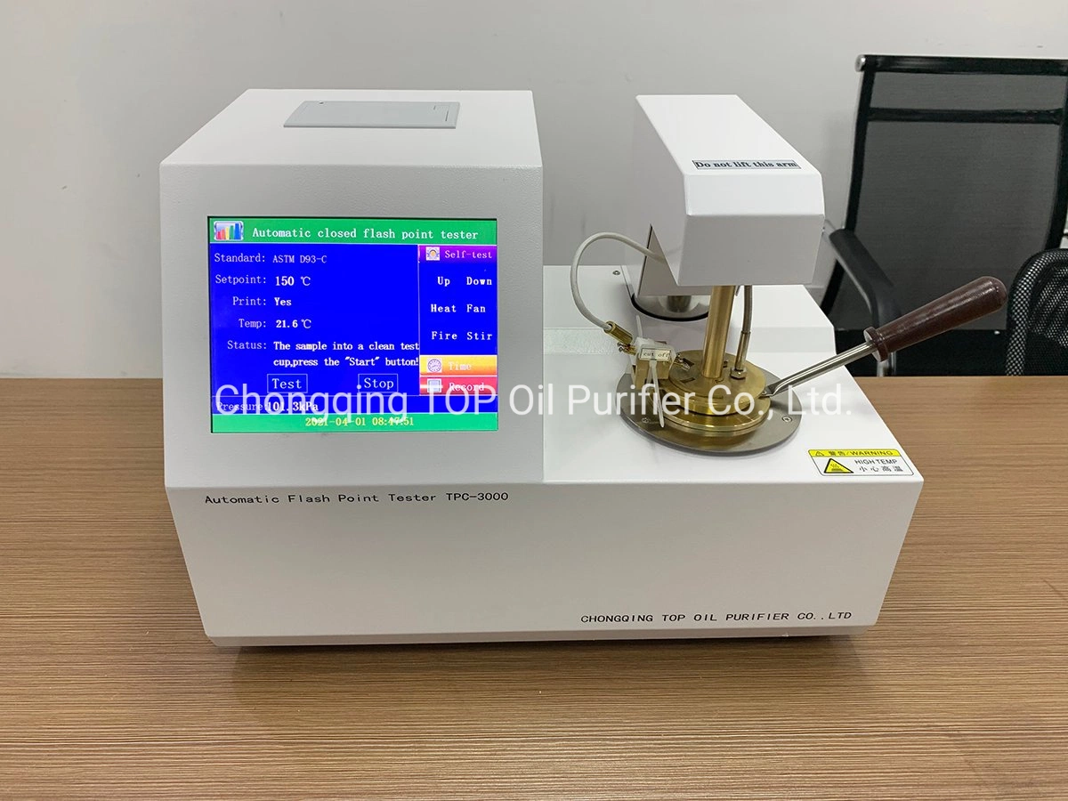 Automatische Instrumente zur Analyse von Flammpunkten mit geschlossenem Becher (TPC-3000)