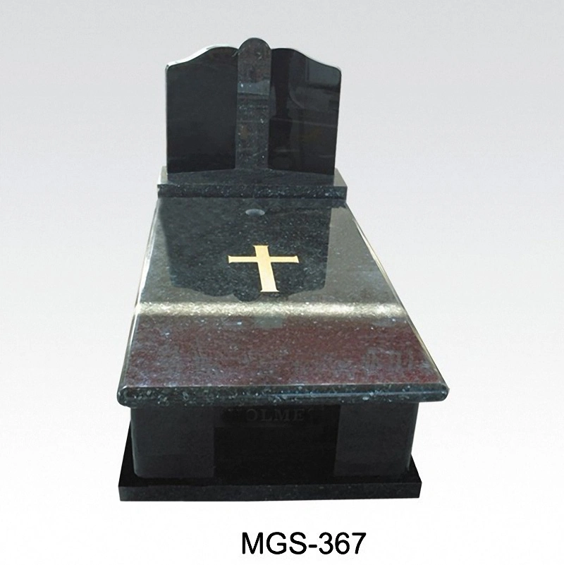 Wholesale/Supplier Granite Cemetery Monument with Unique Design Cross 2% OFF