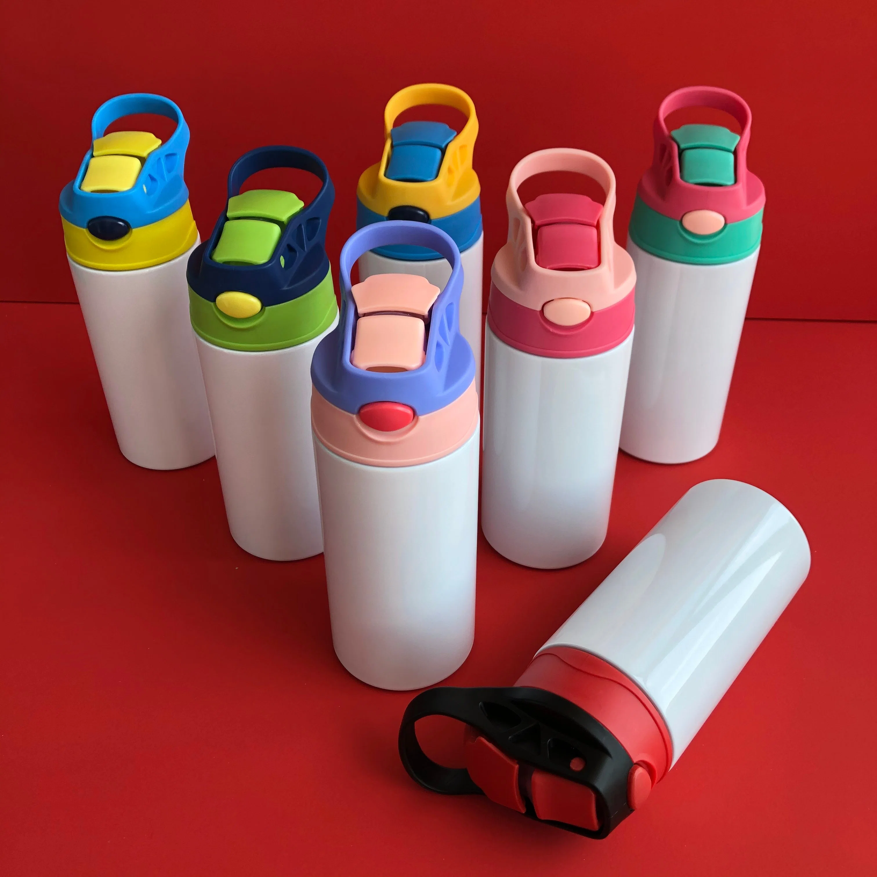 New 350ml Sublimation Straight Stainless Steel Water Bottle Insulated Sublimation Blanks Kids Baby Water Bottle for Child