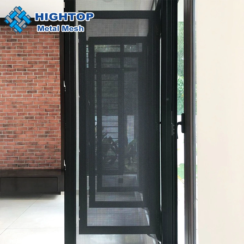 Black Color Stainless Steel Mesh Security Screen Used to House Doors