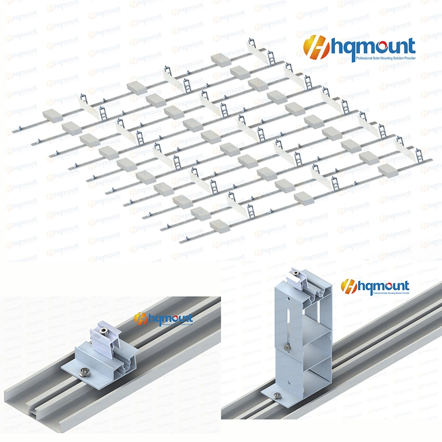 Customized Aluminum Solar Panel Racks Roof for Solar Energy