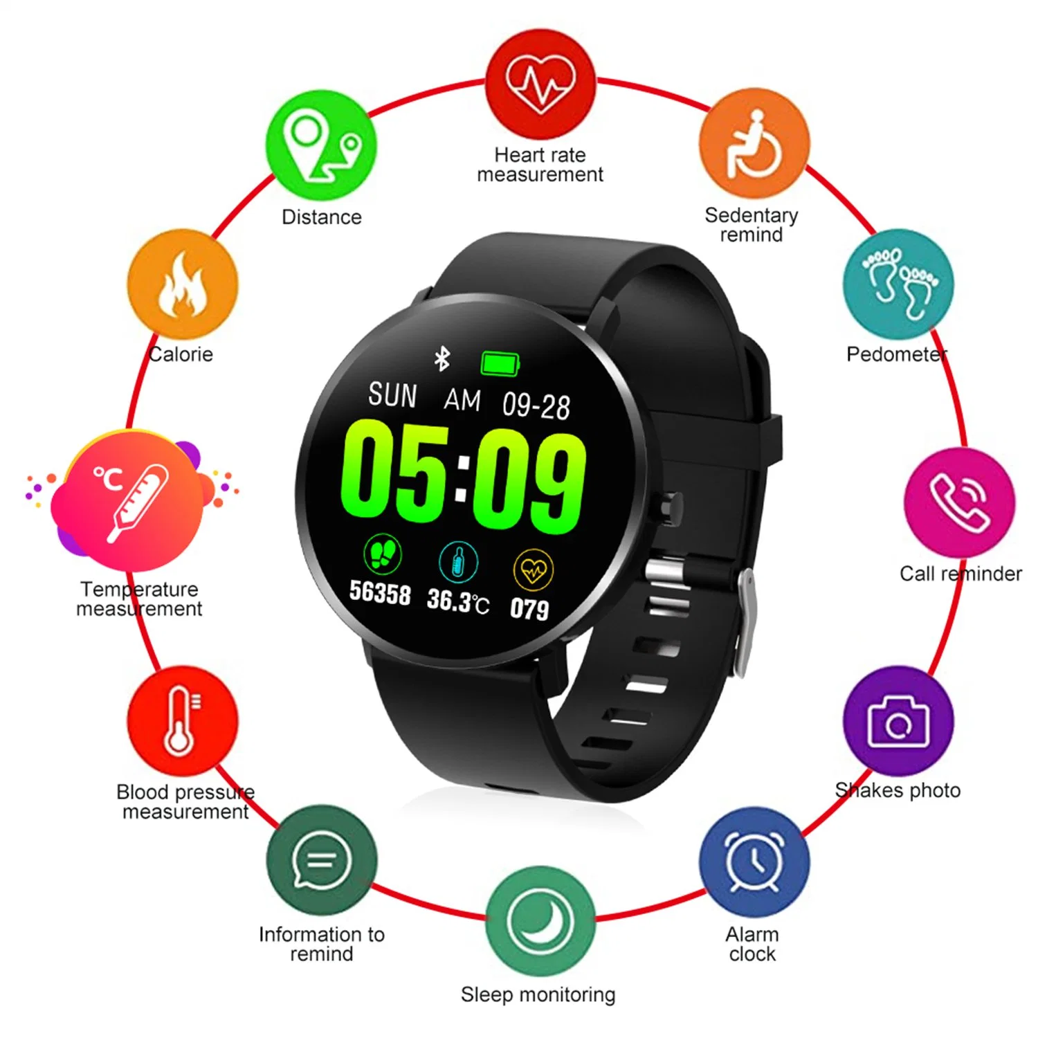 SmartWatch، ساعة مرحلية، 1.91 بوصة، ساعة Inteligente Smart Watch