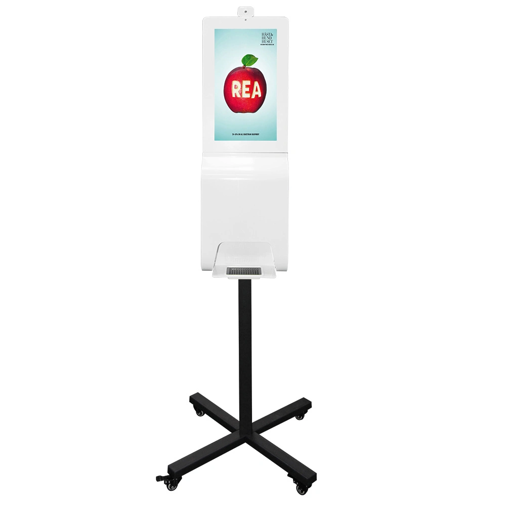 Face Recognition Machine with 21.5inch Ad Player and Temperature Measurement Terminal