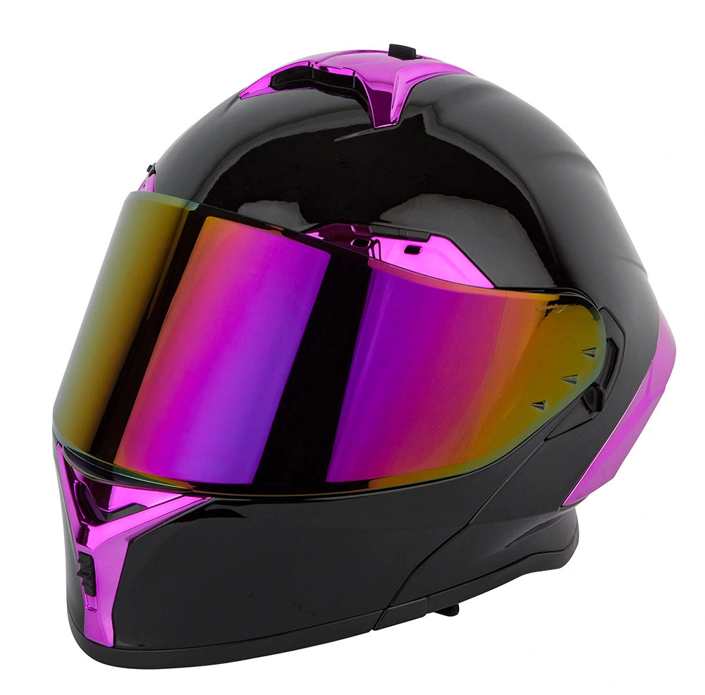 Profesional de Motocicletas de carreras Helmet Modular Flip up Motorcycle Helmet con Doble Visores