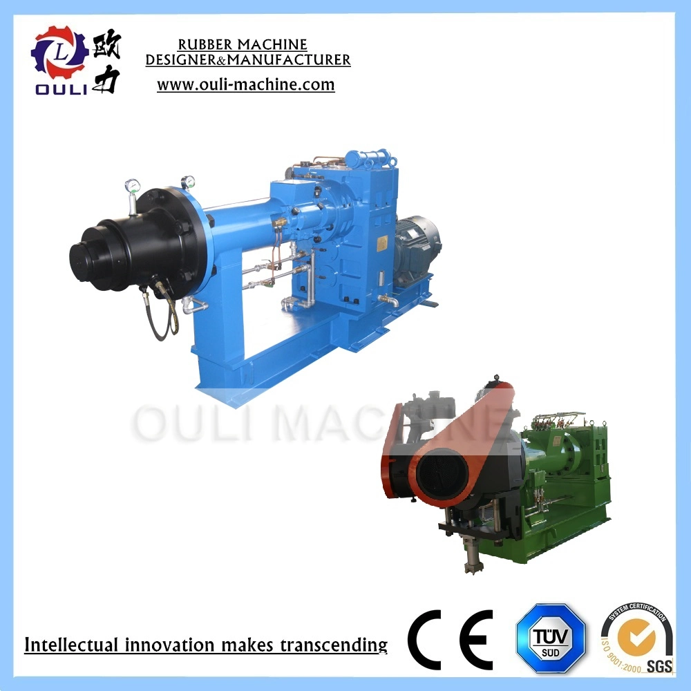 Hot Feed Rubber Extruder for Shaping Extrusion of Rubber Products