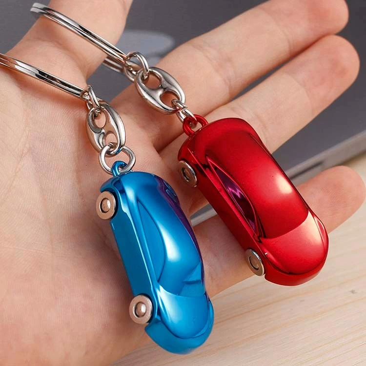 Customized Audi Car Model Key Pendant Zinc Alloy Metal Keychain Mini Metal Key Ring Women's Bag Decoration China Promotional Gift for Corporate Customer Gifts