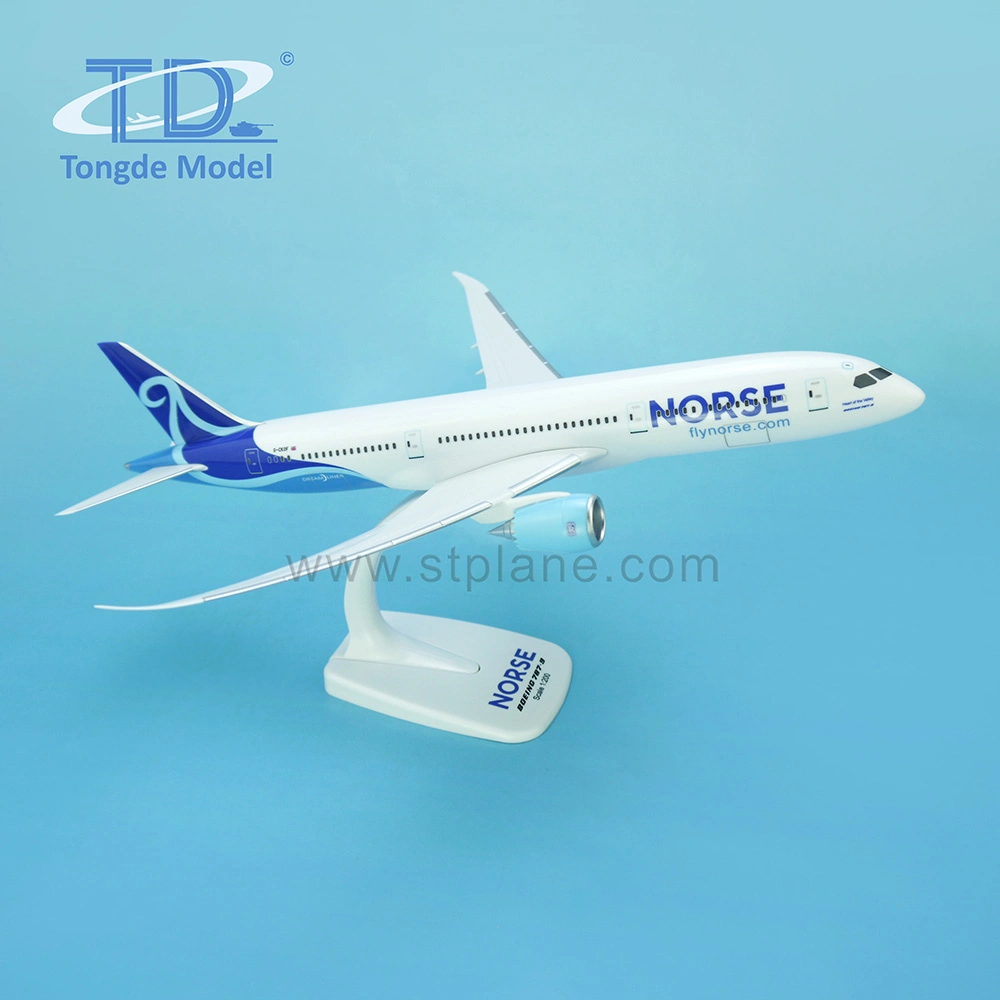 Customized B787-9 1/200 32cm Plane Model with Norse Livey for Decoration