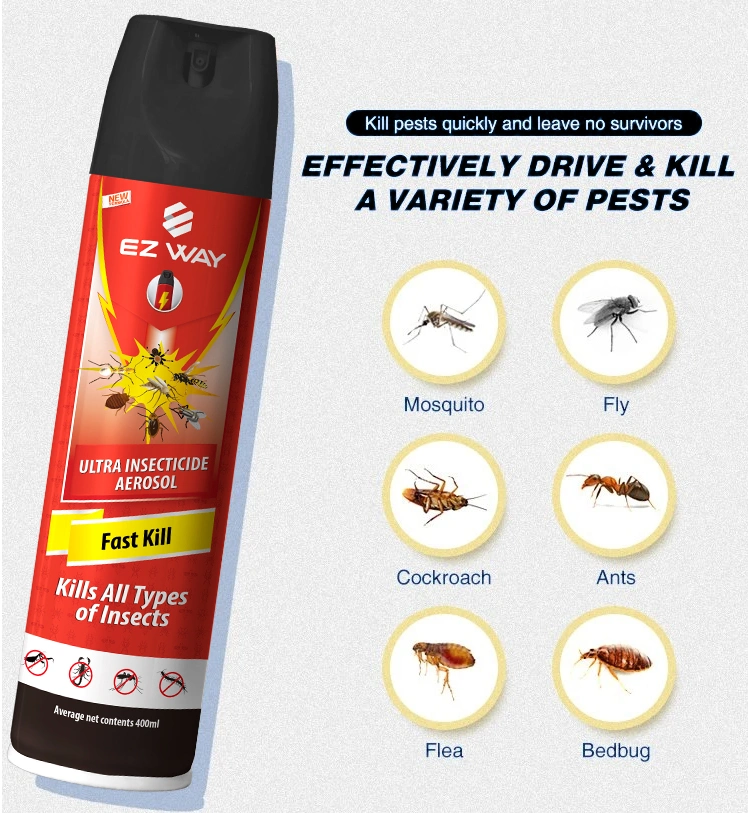 Precio de fábrica insecticida Mosquito Killing Spray para Mayorista/Proveedors