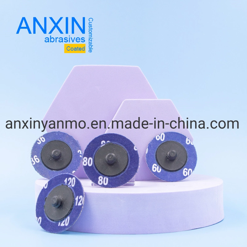 2 Inch Durable Purple Ceramic Quick Change Disc with All Grits Abrasive for Grinding Surface of Stainless Steel Metal