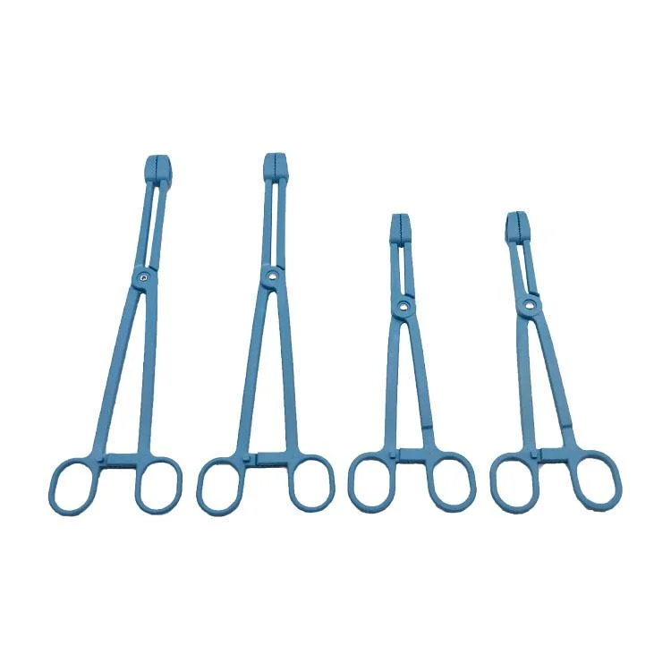 Latest Design Surgical Medical Dental Forceps Disposable Hemostatic Plastic Sponge Holder Forceps