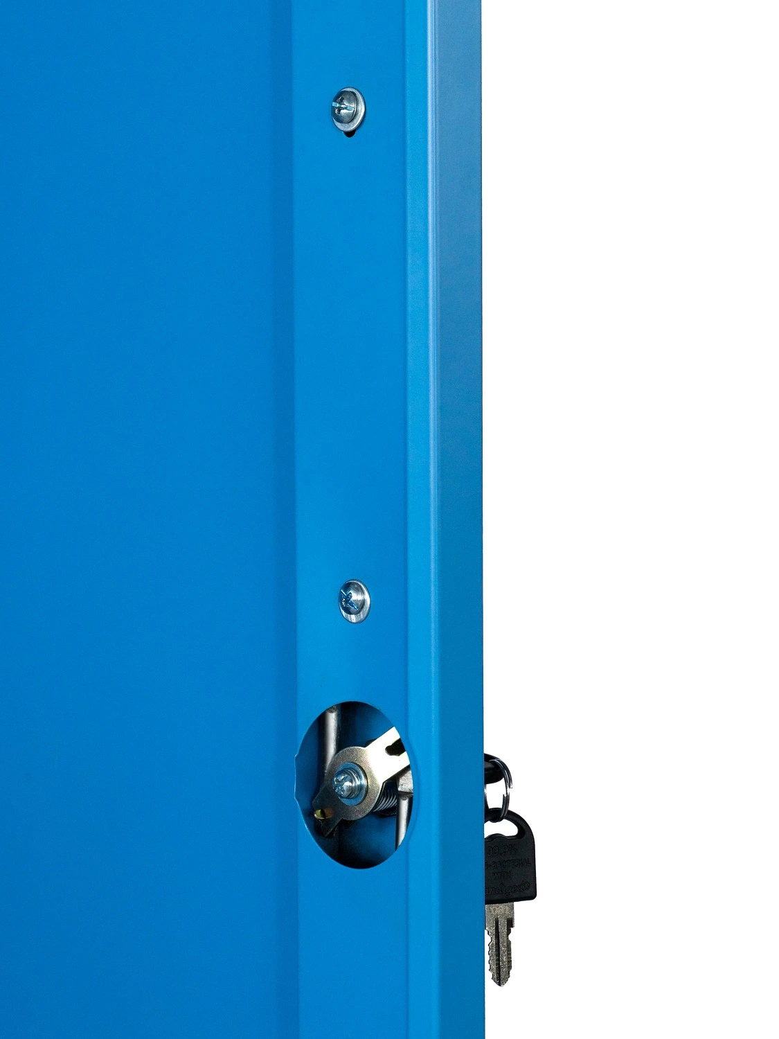Azul Metal almacenamiento de muebles para el hogar Alimirah con estante y percha