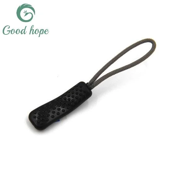 Wholesale/Supplier Amazon Top Seller String Cord Colorful Bag Zip Head Slider PVC Silicone Rubber Custom Zipper Pull