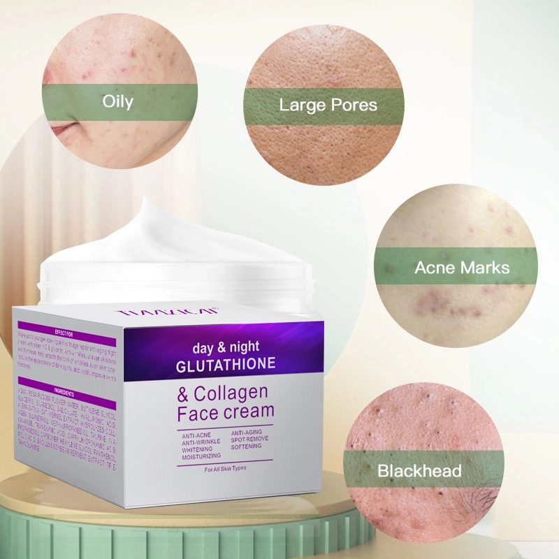 OEM / ODM Blanchissant Soins de la peau de la crème pour le visage meilleurs crème antirides