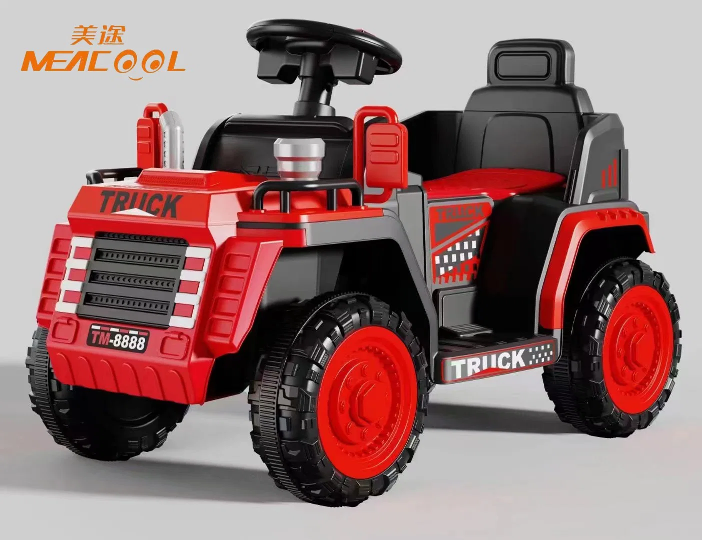 New Model Plastic Toys Children Big Size Battery Truck Kids Remote Control Ride on Truck Excavator