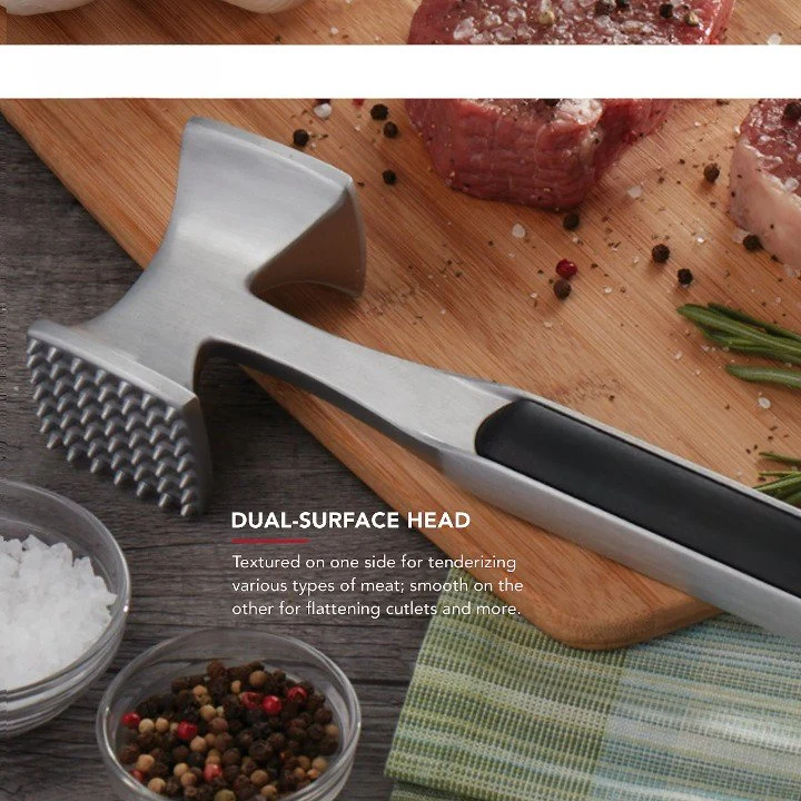 Meat Hammer Tool Pounder Tenderizing Steak Beef Poultry Gourmet Tenderizer