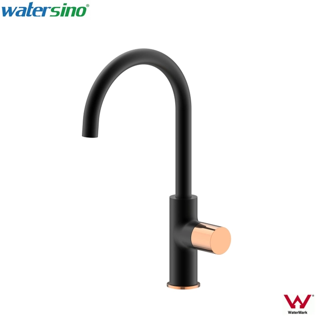 Watermark Sanitary Ware Chrome Brass Circular Kitchen Mixer Tap