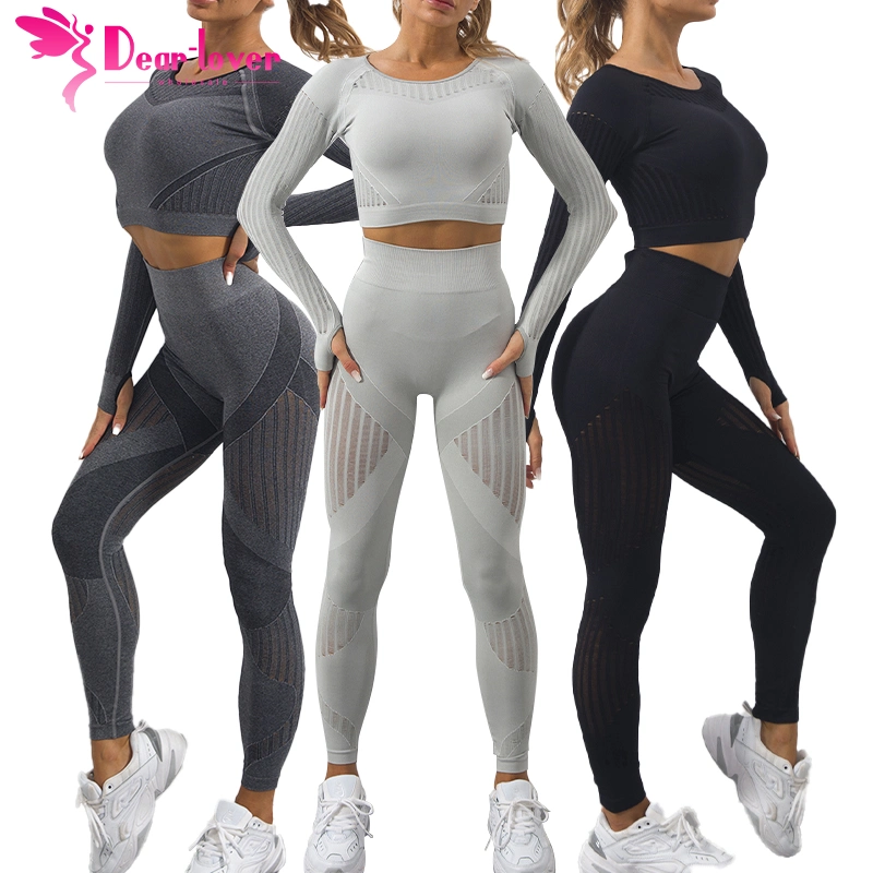 Custom Women High Waist Two Piece Workout Gym Fitness	Sports Wear