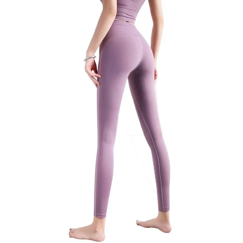 Women Seamless Hip Lifting Training Yoga Long Leggings Sport Pants OEM Trousers