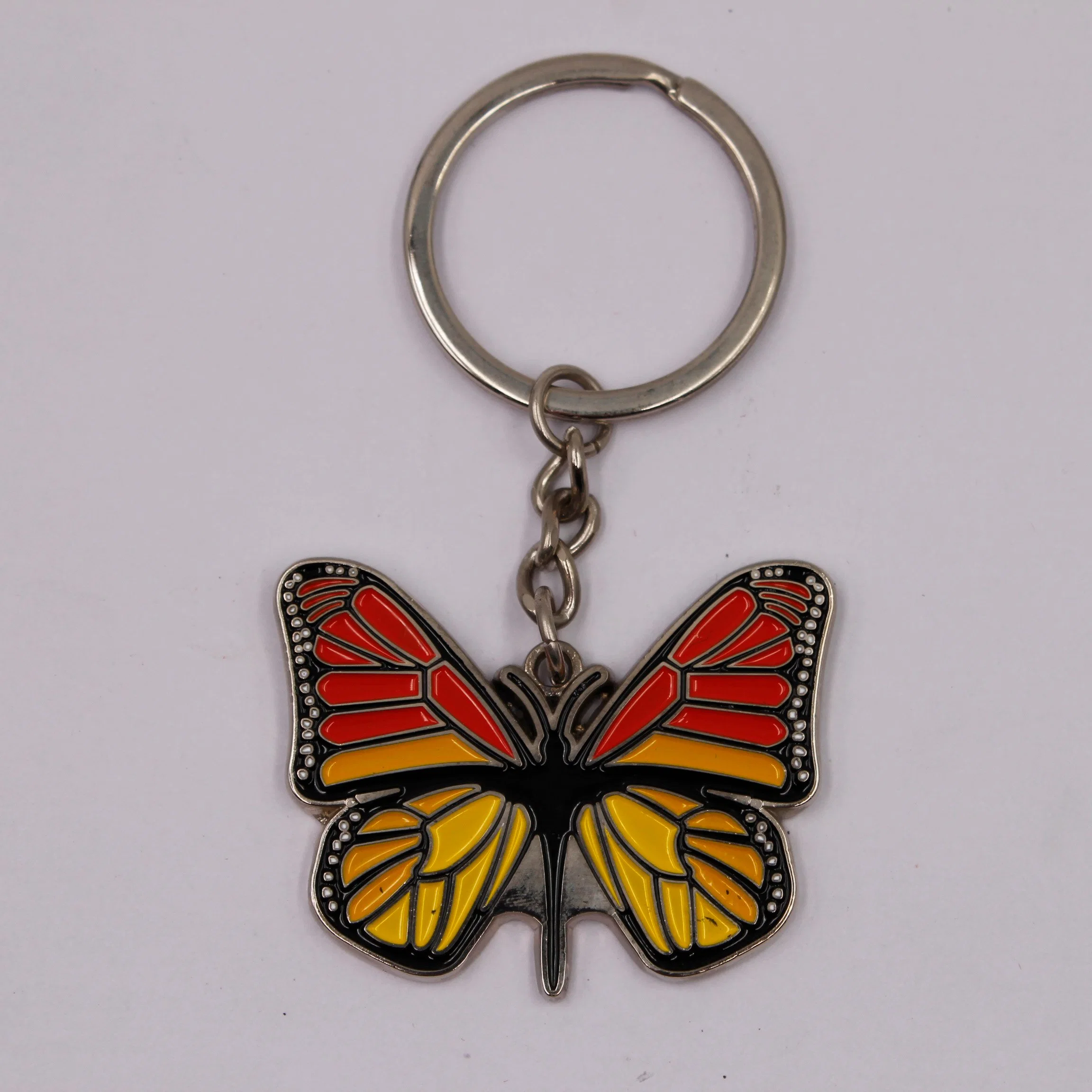 3D Zinc Alloy Custom Forest Animal Gift Beautiful Butterfly Keychain