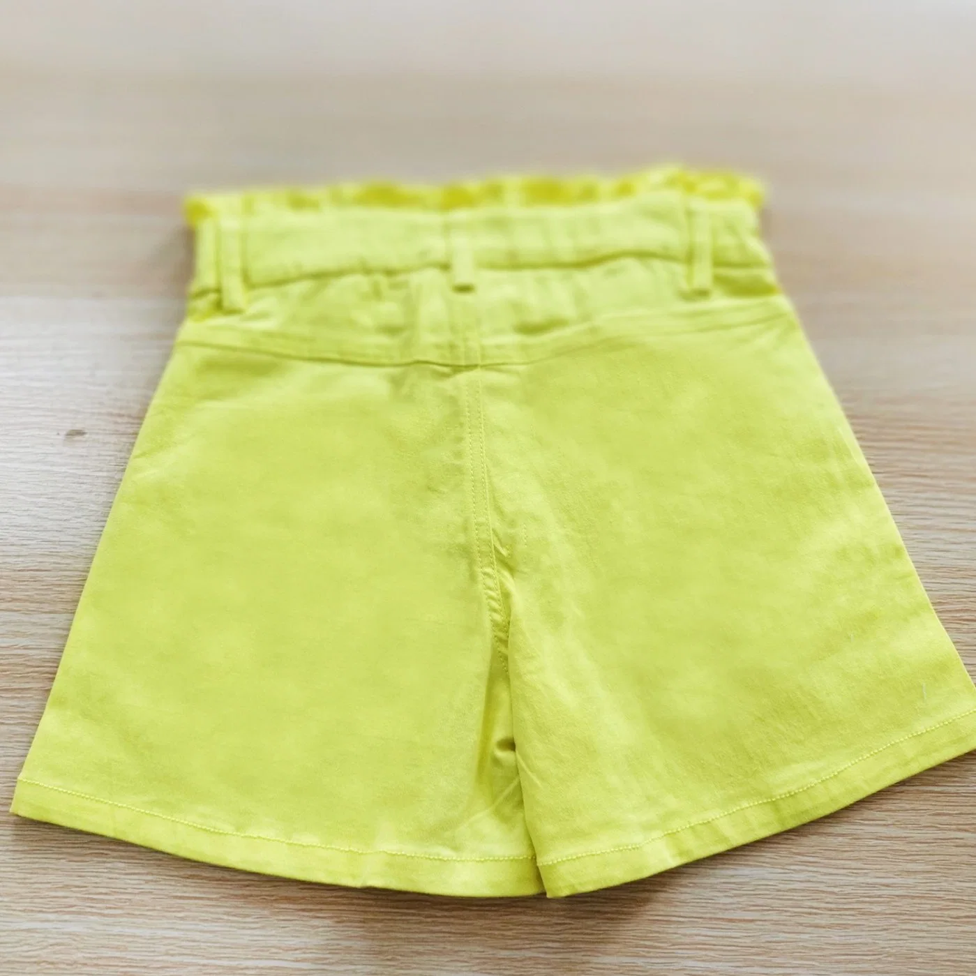 Custom Production Factory Design Children's Girls Summer Woven Dyed Bloomers High Waist Children's Shorts