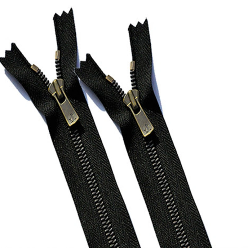 High quality/High cost performance  Brass Suit Garment Zipper for Bag