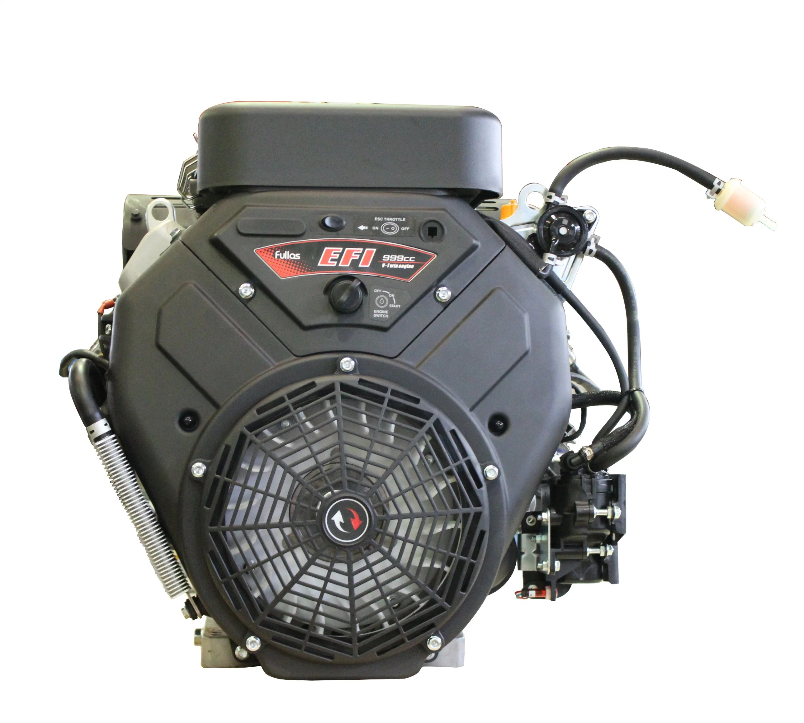 678cc 764cc 999cc Moteur à essence horizontal à deux cylindres en V de 21 ch, 27 ch, 35 ch, 40 ch avec certificat CE Epa Euro-V Moteur à carburateur / Moteur à injection électronique.