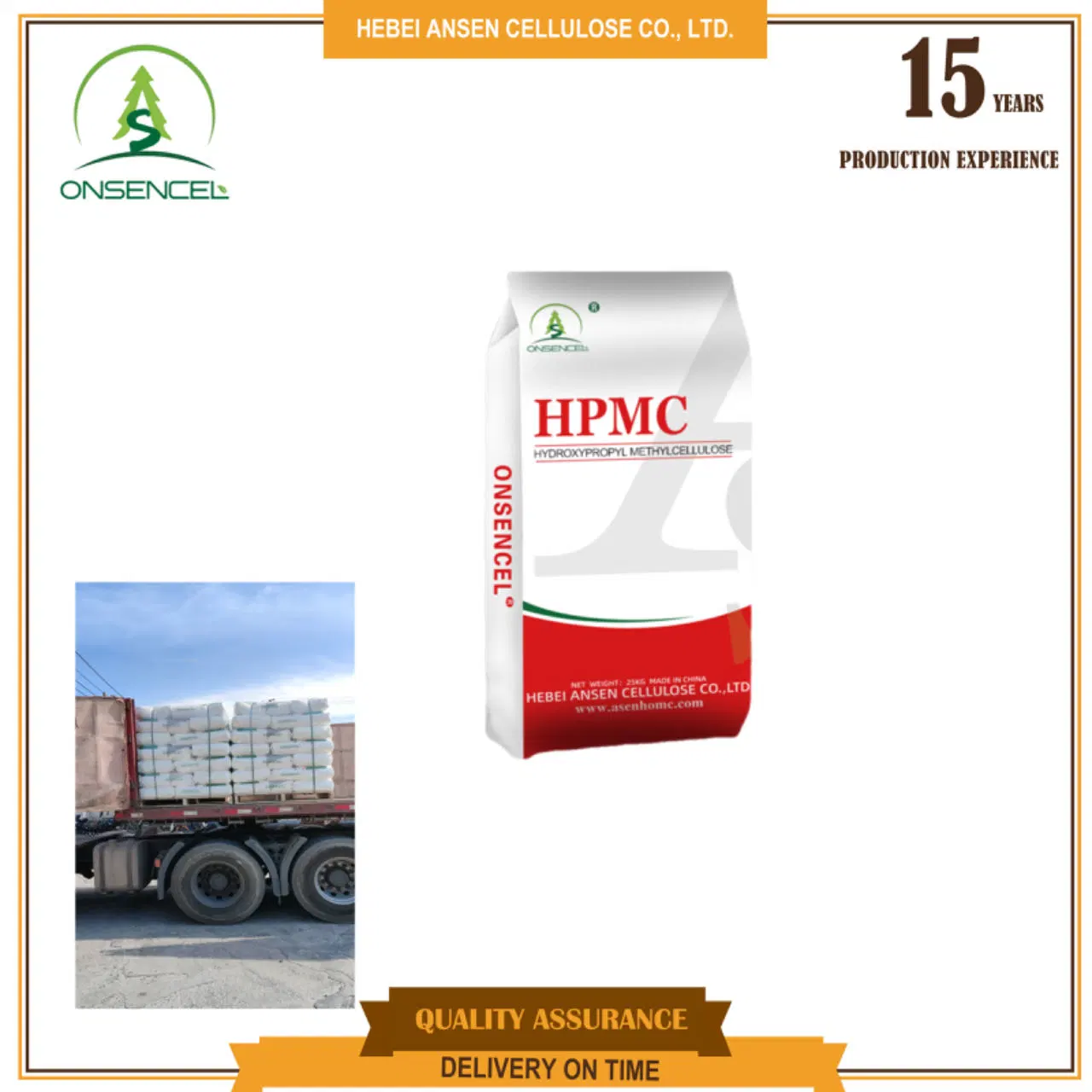 Produits chimiques de construction Hydroxypropyl Methyl cellulose adhésif industriel pour carreaux