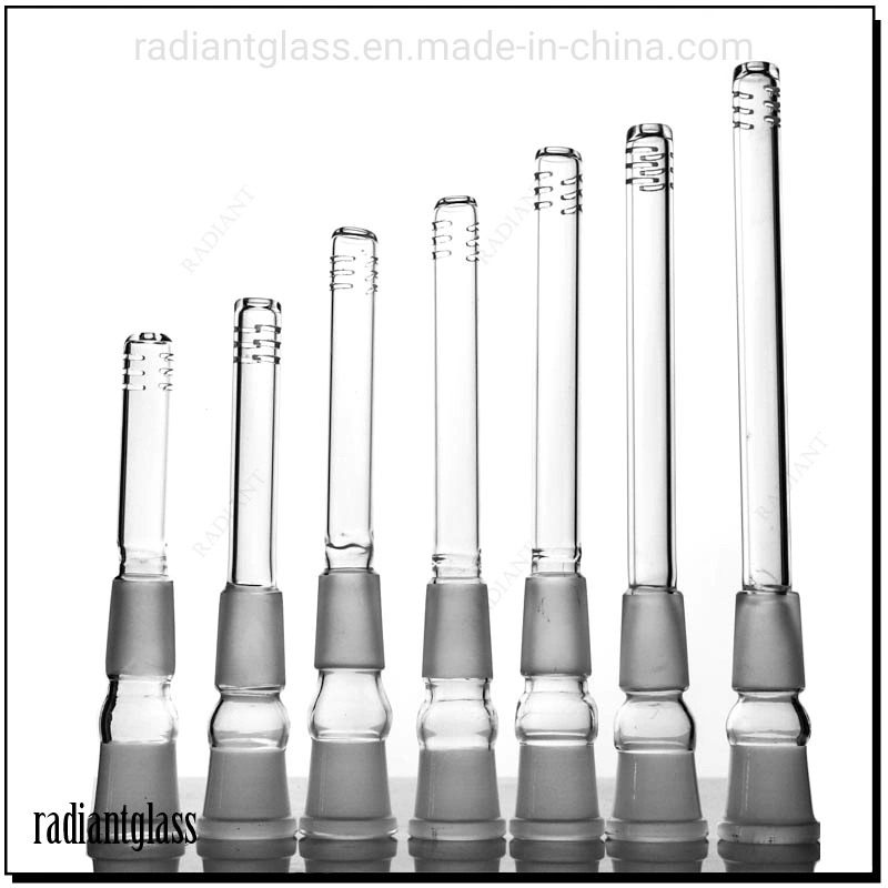 Bol en verre avec Downstem entre les joints de meulage des accessoires de fumeur