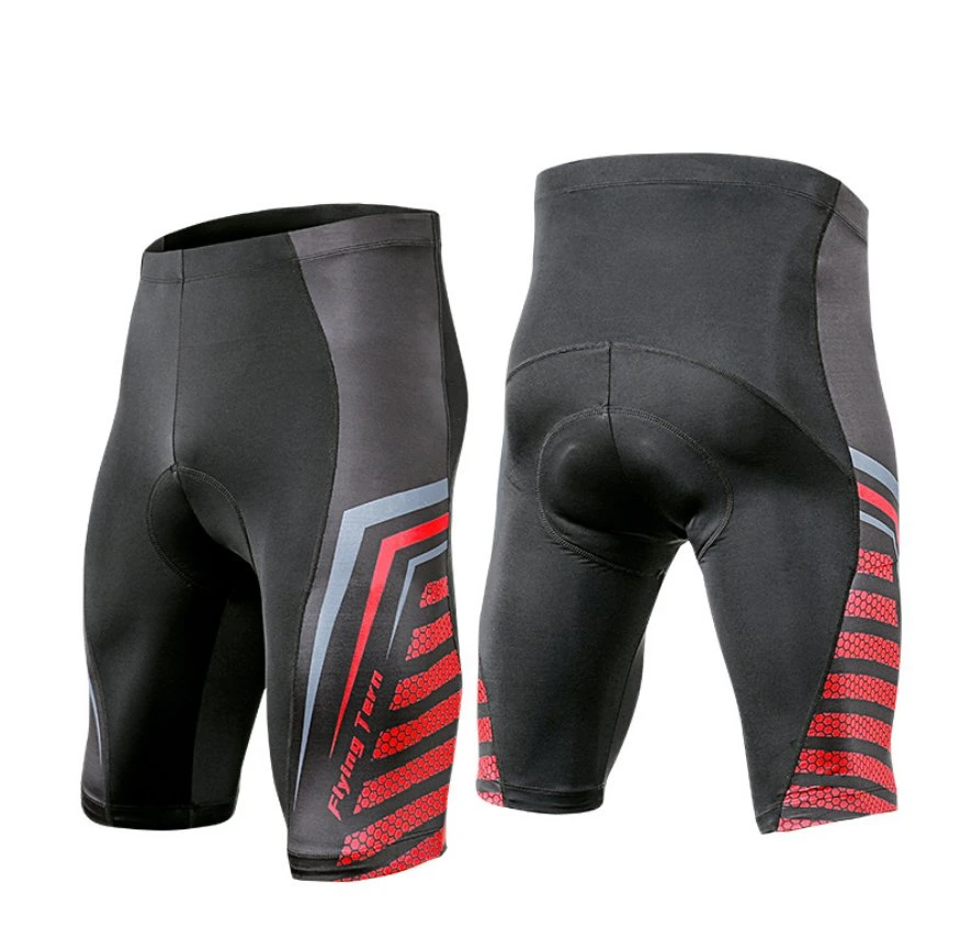 Los hombres pantalones moto 4D acolchado, bolsillos Ciclismo Ciclismo Ciclismo de Montaña de la mitad del ciclo de los pantalones