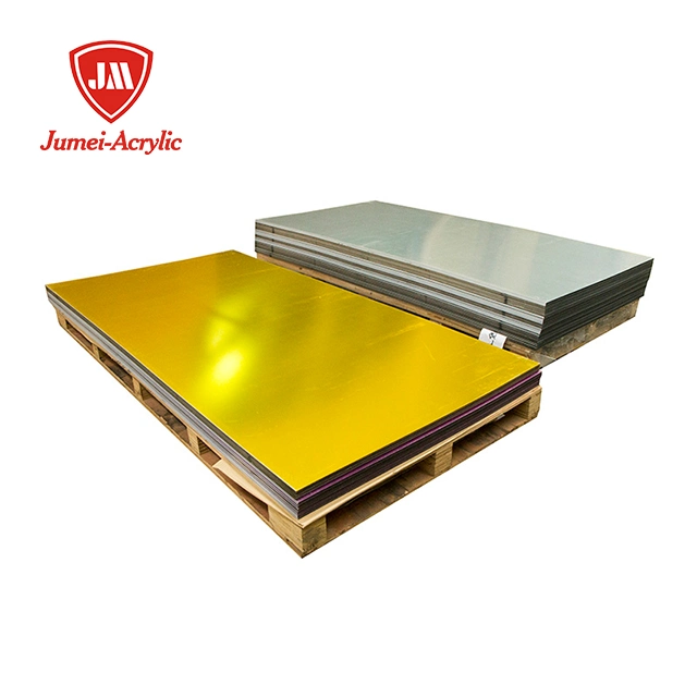 Painting and Adhesive Color Plastic Silver Acrylic Golden Mirror Sheet