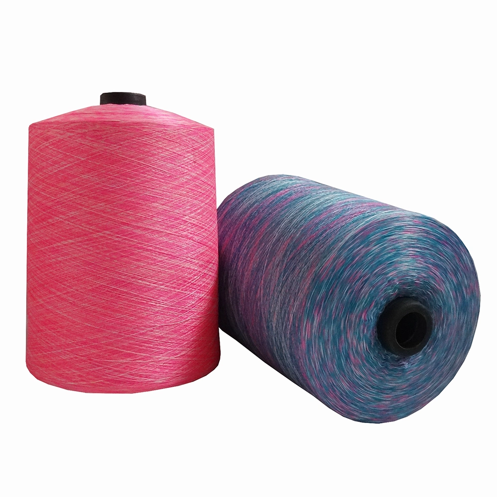 100% Polyester Space Dyed Yarn for Shoe Upper