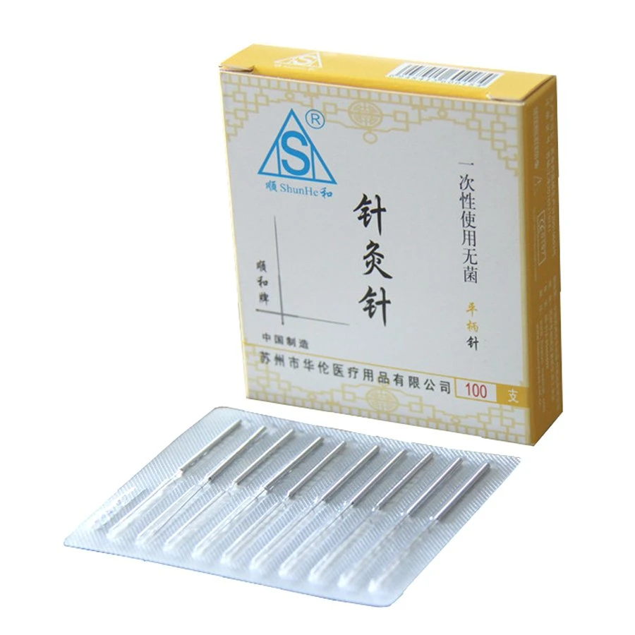Disposable Sterile Gold/ Silver/ Copper/ Brass/ Steel/ Plastic Acupuncture Needle with CE/ISO