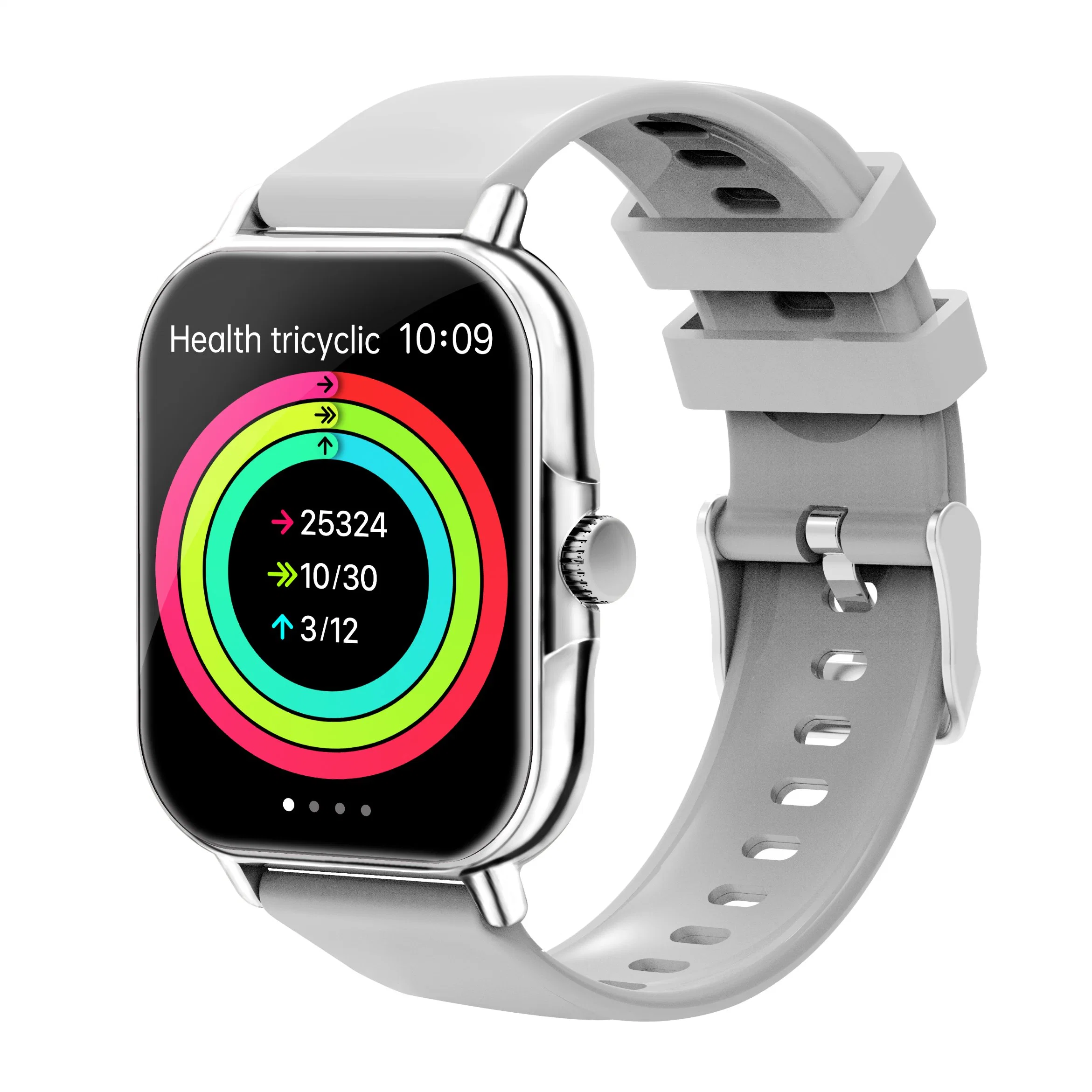 Tela grande Kronus 1,85 polegada de vários esportes Smartwatch Pulseira Reloj Inteligente Chamada Bt Android Vigilância inteligente para homens e mulheres