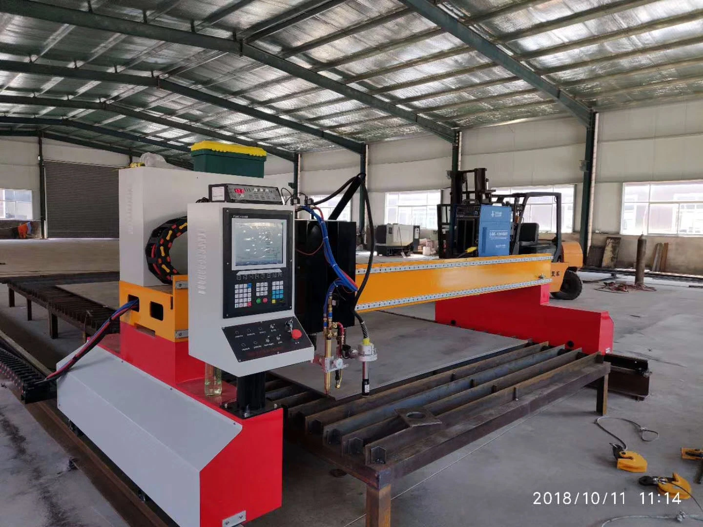 CNC Plasma and Flame Metal Cutting Machine for Steel Copper Iron Aluminum