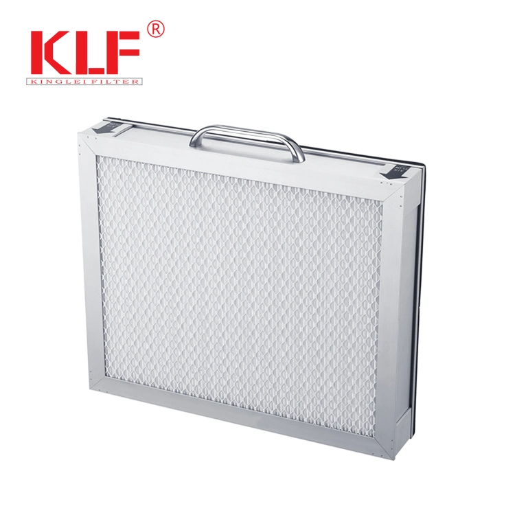 Bastidor de aluminio de alta eficiencia de HEPA purificador de aire filtro de panel