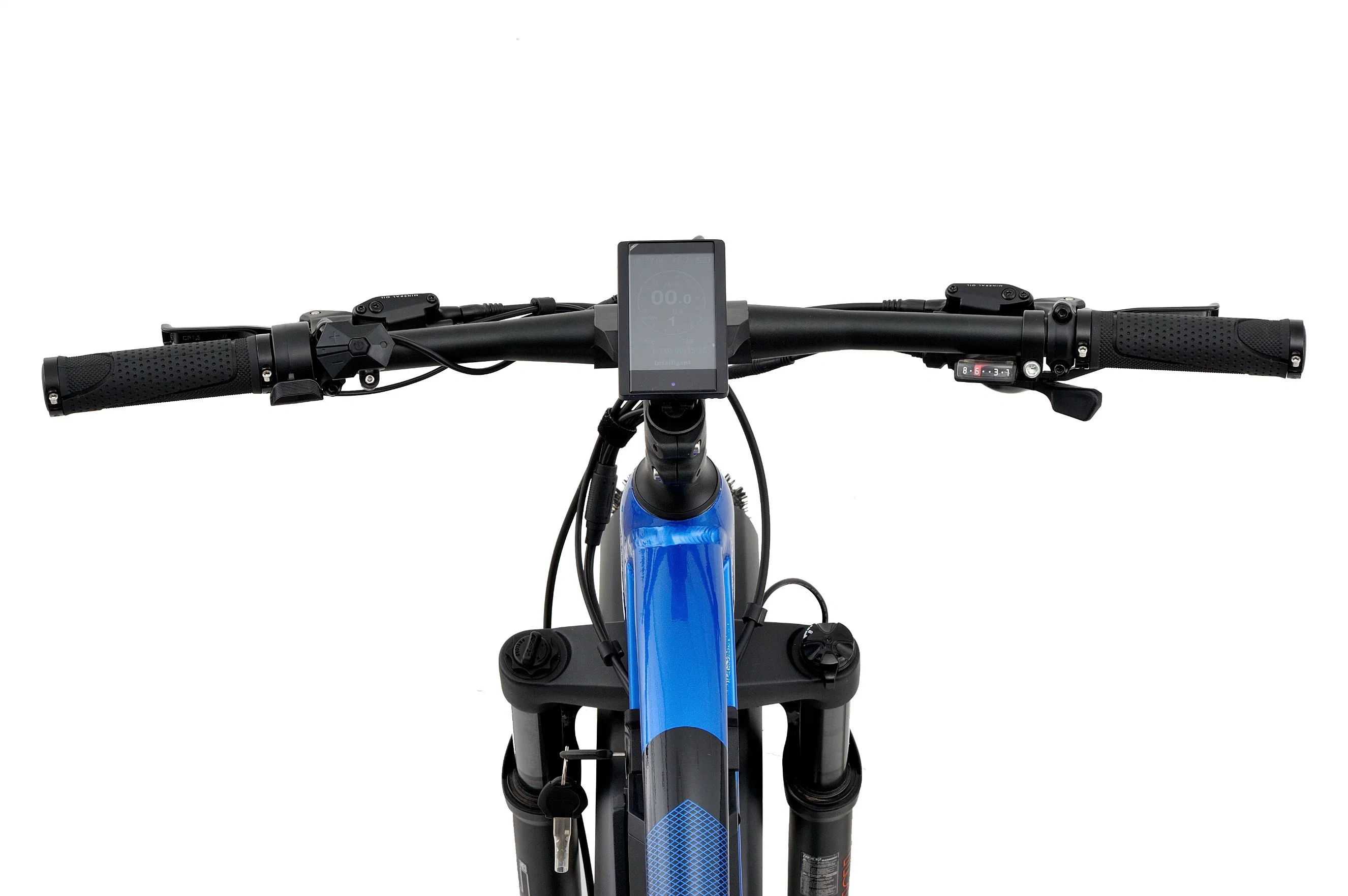Bicicleta elétrica de montanha sem escovas traseira Bafang - 26 polegadas, 48 V 500 W.