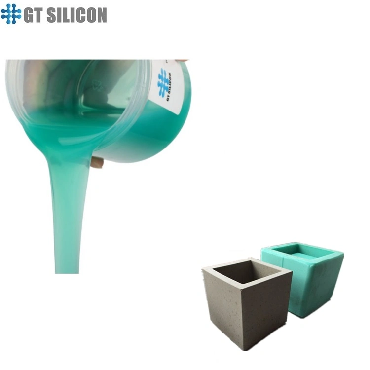 Factory Price RTV2 Liquid Silicon Rubber Tin Cure Silicone Rubber for Making Cement Flower Pots Mold