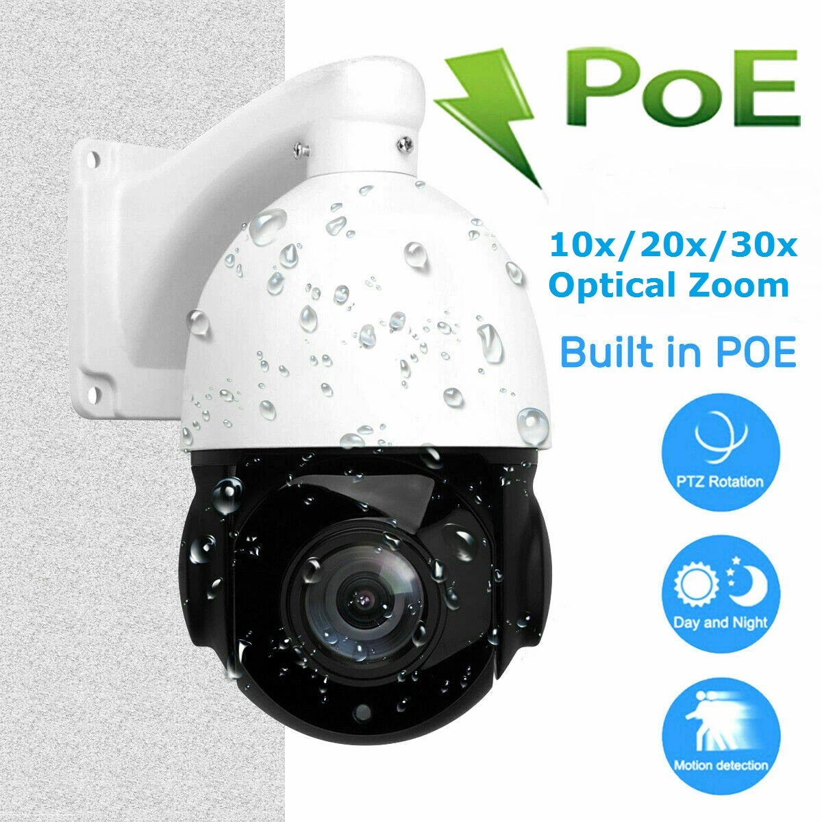 Secumate New Arrival HD 3MP/ 1080P Dual Light Full Colour IP Security Camera System Wireless Outdoor Waterproof Mini CCTV PTZ Camera