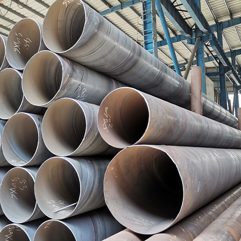 Factory Direct Sale Outside 3PE Cement Mortar Lined Anticorrosion SSAW Steel Pipe En10219 Steel Pipe S355 Spiral for Water Supply Drain Pipe