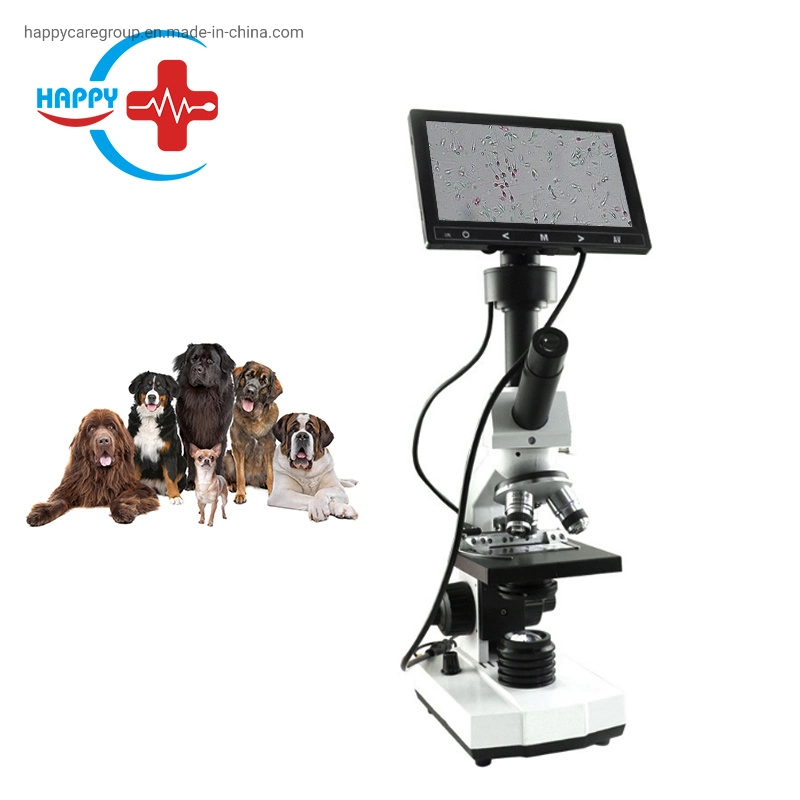 Hc-R069 Veterinary Equipment 7 Inch Digital Semen Observation Veterinary Microscope