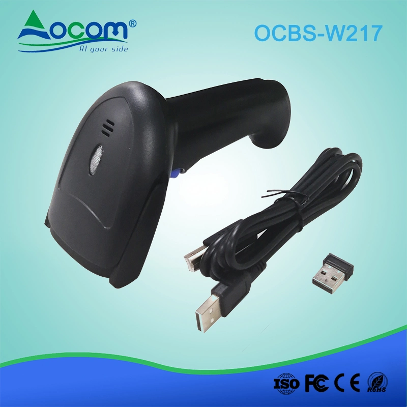 Ocom Wireless Barcode Scanner Handheld Laser USB Wireless 2D Android Barcode Scanner