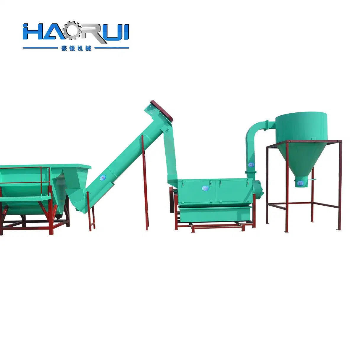 CE Approved Waste Plastic Recycle Washing Line PP Raffia Bags PE Film Crushing Washing Drying Recycling Line